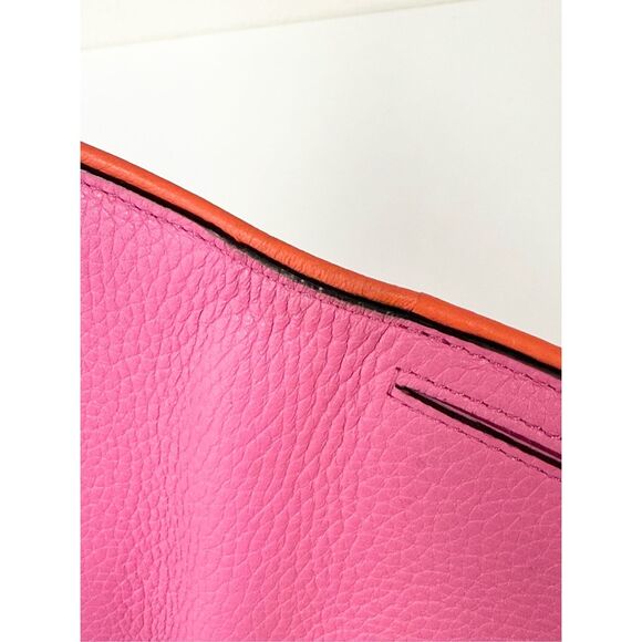 Kate Spade Cobble Hill Stacy Wallet Tulip Pink Snap Wallet Orange Colorblock - Picture 10 of 12